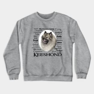 Keeshond Traits Crewneck Sweatshirt